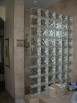 Glass block wall